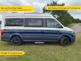 2025 - Eriba Car 600 Deep Ocean Blue Aut   Eksklusiv Campervan med automatgear og træk fra Hinshøj Caravan.