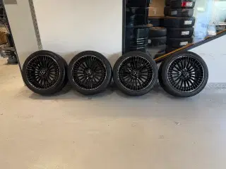 Nye originale 20” amg alufælge med Continental Dæk
