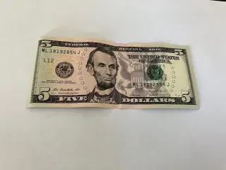 Five Dollars USA 2013