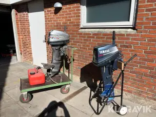 Bådmotorer Yamaha/mariner viking 2 styk