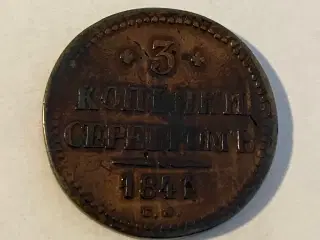 3 Kopeks Russia 1841