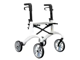 Lindebjerg Rollator - HF-350 letvægts - Hvid - Inkl. tilbehør