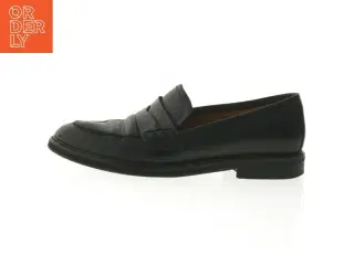 Sort læderloafers fra flatted (str. 38 )