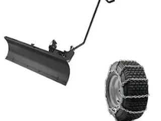 tilbehør til mtd havetraktor sneplov og snekæder