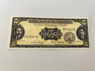 Five Pesos Philippines 1949