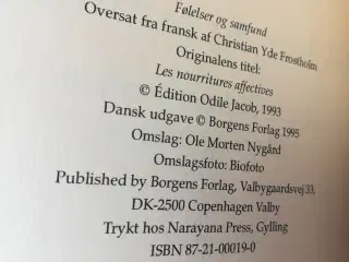 FØLELSER OG SAMFUND, af Boris Cyrulnik