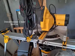 Kapsav + bord DeWalt 