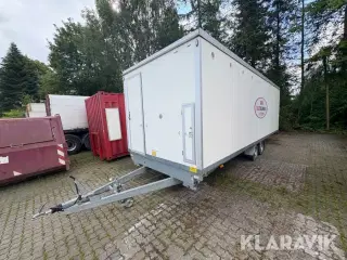 Toilet trailer med 10 toilletter Eurowagon 2052-73