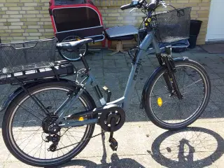 Aurelia elcykel city 28" incl. Stor hundetrailer