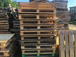 Paller sælges cb 3 4 og halvepaller engangs