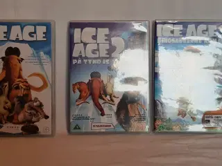 Ice Age - tre dvd film til børn.