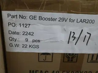 9 stk. booster GREEN ENERGY 29V Lar200