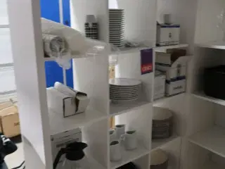 Parti tallerkner, kopper, kander mm.