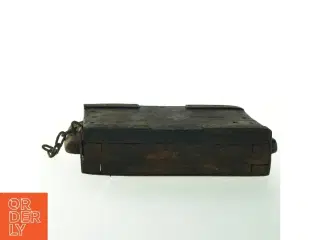 Antikt trææske (str. 32 x 14 cm)