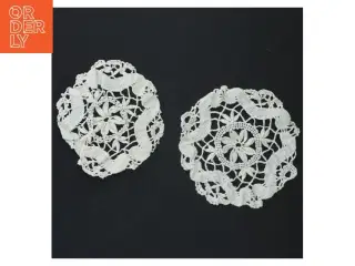 Hæklede bordskånere (str. Ø 11,5 cm)