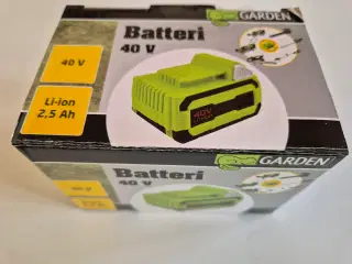 Batteri, Garden  Batteri 40V 2,5 Ah 