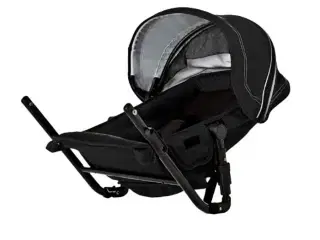 B-dual søskendesæde m/ramme