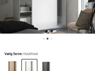 Klædeskab 2 skydelåger
