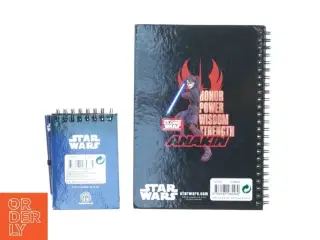 Notesblokke fra Star Wars (str. 21 x 16 cm og 12 x 8 cm)