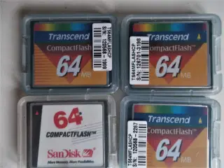 Transcend 64Mbyte TS64MFLASHCP Compact Flash Card