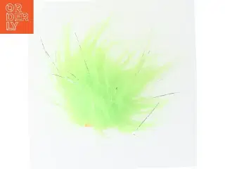 Grøn fiskeflue med glimmer (str. 5 cm)