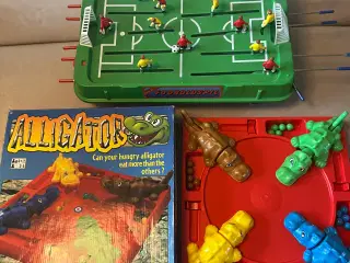 Fodboldspil og Alligator 