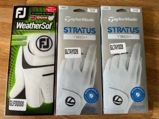 5 nye golfhandsker herre medium
