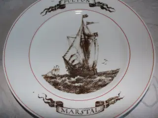 Platte m Sejlskib, Fulton Marstal, Bing & Grøndahl