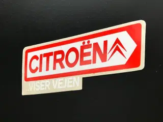 Retro Citroen Klistermærke fra 80’erne