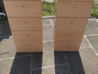 2 stk skuffe skabe i bøgefiner