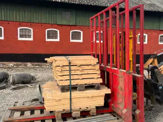 Palletårn til juletræer