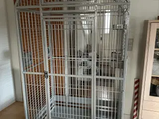 Stort flot papegøjebur står som nyt