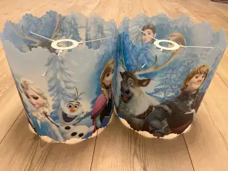2 stk lampeskærme med Frost