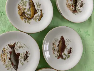 Winterling Bavaria porcelæn fisketallerkener