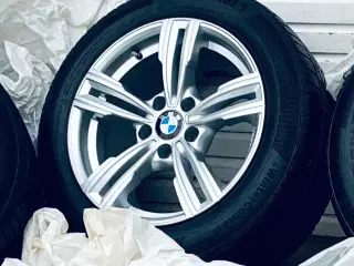 17", BMW alufælge med Continental vinterdæk