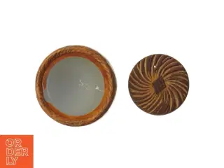 Antik fransk Pillivuyt Terrine Paté Keramisk beholder med låg (str. Ø 13 cm)