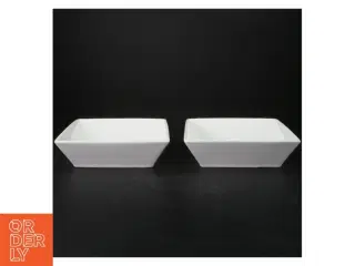 Hvid firkantede skåle fra Trend (str. 17,5. x, 17,5 cm)