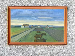 Maleri af Henry Bailum (1917-1985)