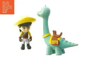 Dino Ranch langhals dinosaur og cowboy figur - købt hos BR(str. 12 cm) (str. 12 cm)