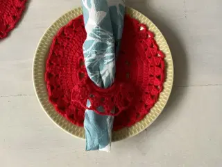 Serviet ringe/tallerken skåner 