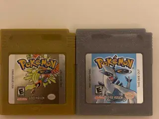 Game Boy Pokemon Gold Silver Lot 2  Save TEST