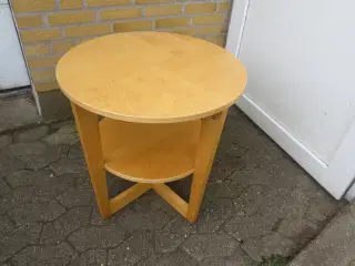 1 stk Rund sofabord/Sidebord 