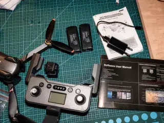 Drone. Air+ pro drone med GPS, 2 batterier.
