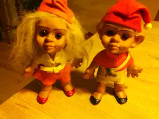 Sjælden Elf Troll Doll fra 1960erne