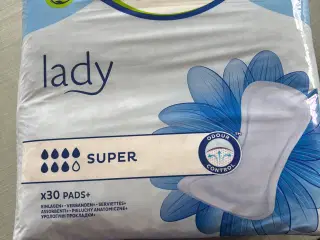 Tena lady super / 30 stk i en pakke . 