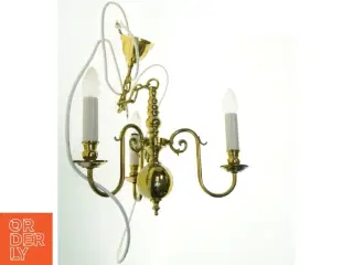 Messing lysekrone (str. 33 cm)