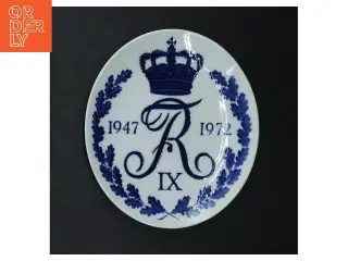Royal Copenhagen jubilæumsplatte fra Royal Copenhagen (str. Ø 18 cm)