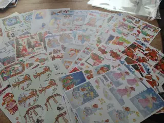 Til salg meget blandet 3d ark pakke 20 med 40 stk