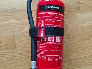 Pulverslukker 2 kg, rød ny.