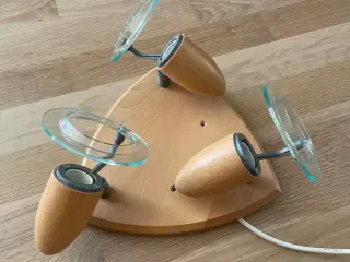 Loft spot i bøg  med 3 lamper